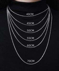 תיאור עזר לבחירת מידה לשרשראות